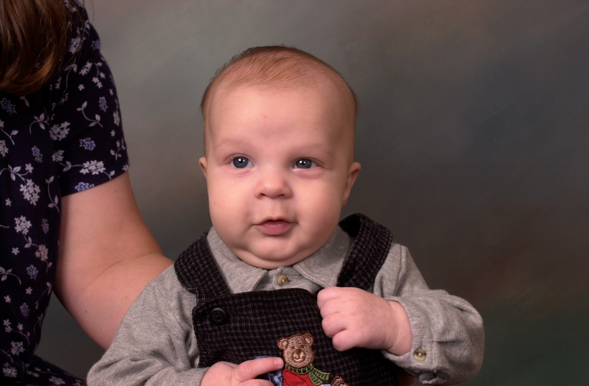 Picture of Aaron McCormick on 11/09/2000 at his baby dedication